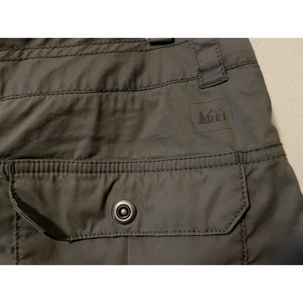 Rei Womens Green A-Line Embroidered Skirt Size 6 Pockets Outdoor Camping Hiking - Picture 7 of 11